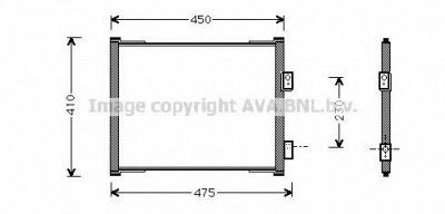 AVA QUALITY COOLING fd5262 -  Конденсатор, кондиционер